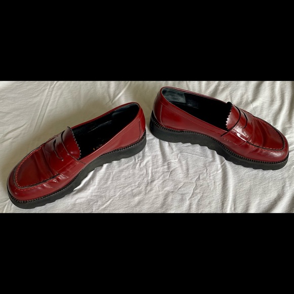 Donald J Pliner Red Leather shoes - Picture 3 of 5